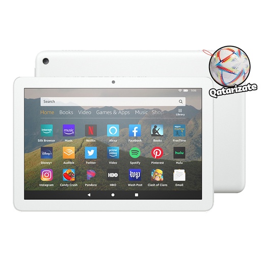[840080534091] Tablet Amazon Fire HD 8 2020 8" 2GB RAM 64GB Interna 10ma Gen Blanco Wi-Fi BT