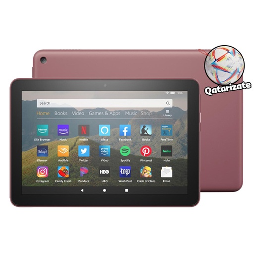 [810019525254] Tablet Amazon Fire HD 8 2020 8" 2GB RAM 64GB Interna 10ma Gen Ciruela Wi-Fi BT