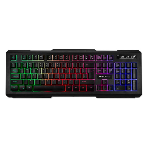 [ARG-KB-2055BK] Teclado Gaming Alámbrico Argom Combat KB55 Negro Inglés