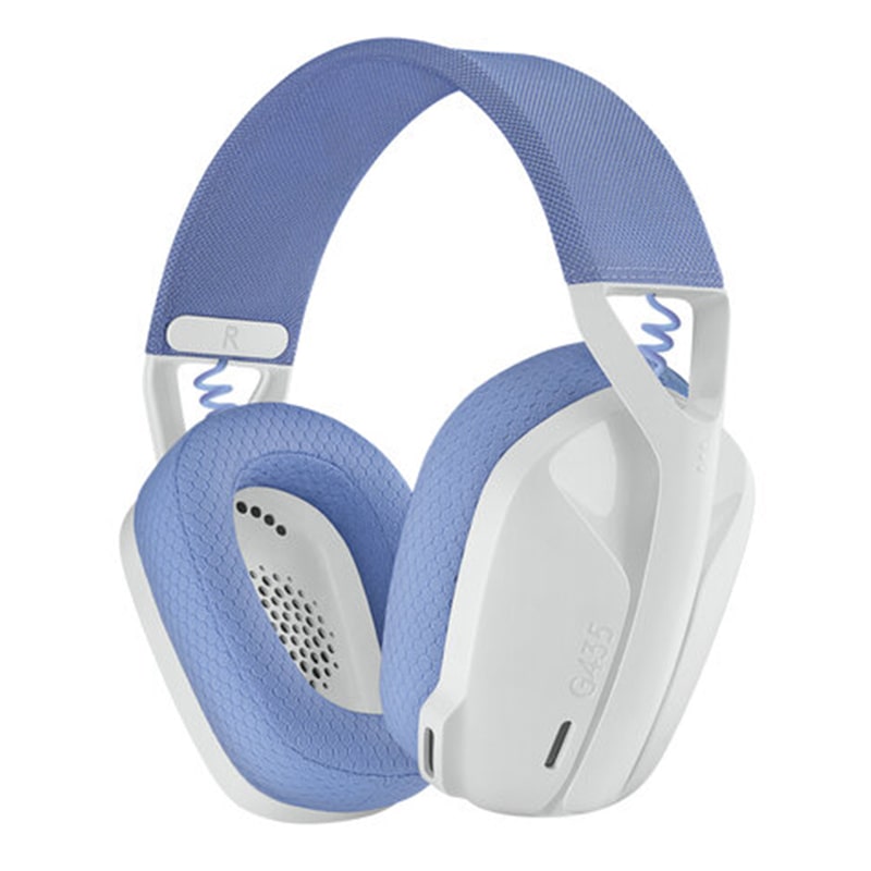 Audífonos tipo Headset Logitech Gaming G435 Lightspeed Blanco-Lila | Softec