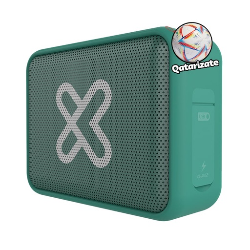 [KBS-025GN] Bocina Bluetooth Klip Xtreme Nitro 6W Verde