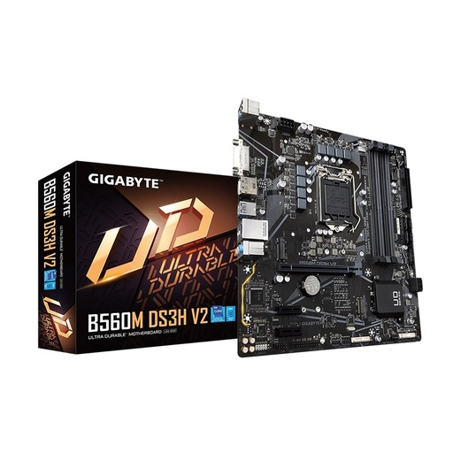 [B560M DS3H V2] Motherboard Gigabyte B560M DS3H V2 Socket LGA1200 11th & 10th Gen 4xDDR4 Micro-ATX