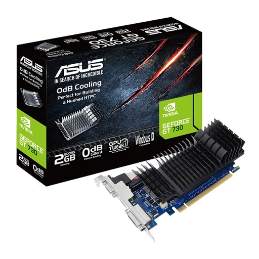 [GT730-SL-2GD5-BRK] Tarjeta de Video 2GB GDDR5 Asus GeForce GT 730 DVI-D HDMI PCIe 2.0