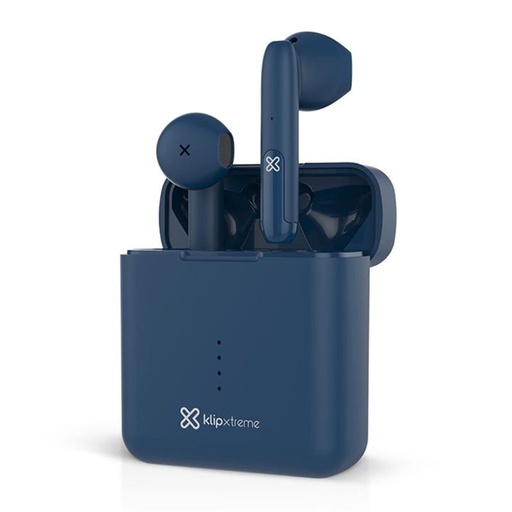 [KTE-010BL] Audífonos Klip Xtreme Bluetooth In-ear Twintouch Touch con Micrófono Azul