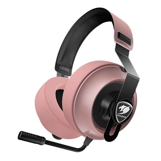 [3H150P40P.0001] Audífonos tipo Headset Cougar Phontum Essential 3.5mm con Micrófono Rosado