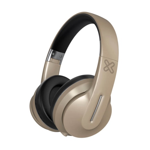 [KWH-150GD] Audífonos tipo Headset Klip Xtreme Funk Bluetooth con Micrófono Dorado