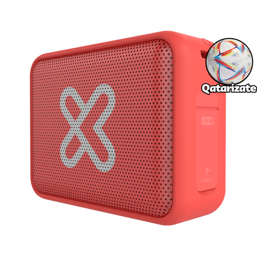 [KBS-025OR] Bocina Bluetooth Klip Xtreme Nitro 6W Naranja Coral