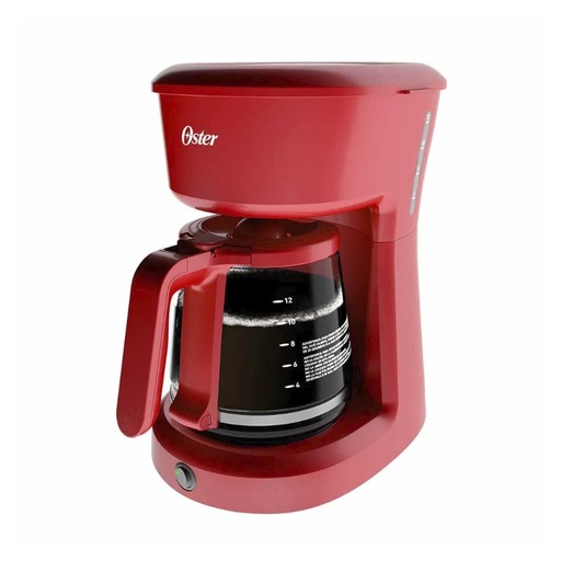 [BVSTDCS12R-013] Cafetera Oster de 12 Tazas con Filtro Permanente Roja