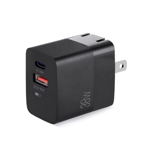 [ARG-AC-0122BK] Cargador de Pared USB-C Argom Negro