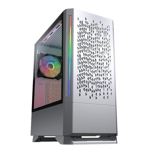 [3851C60.0002] Case Gaming Cougar MX430 Air RGB Media Torre Vidrio Templado Blanco (Sin Fuente)