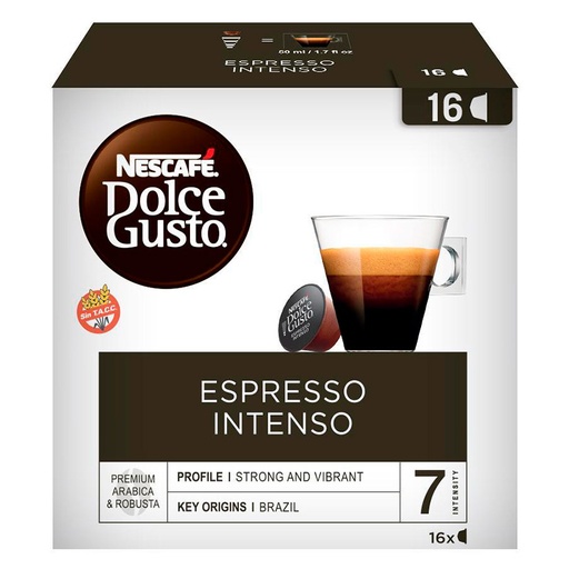 [12410068] Cápsulas Nescafé Dolce Gusto Espresso Intenso