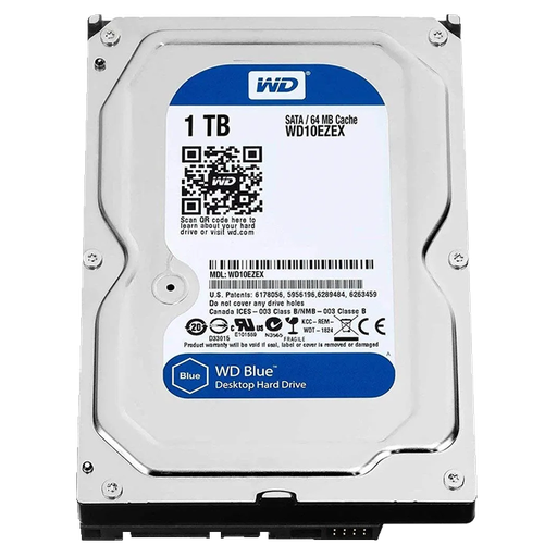 [WD10EZEX Bulk] Disco Duro 3.5" 1TB Western Digital Blue 7200RPM Bulk