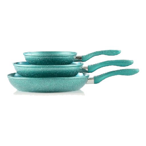 [PI003SSMU] Juego de Sartenes Picca Gravina 3 Piezas Turquesa