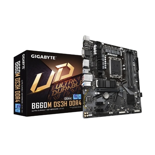 [B660M DS3H DDR4] Motherboard Gigabyte B660M DS3H DDR4 Socket LGA1700 12th Gen 4xDDR4 Micro-ATX
