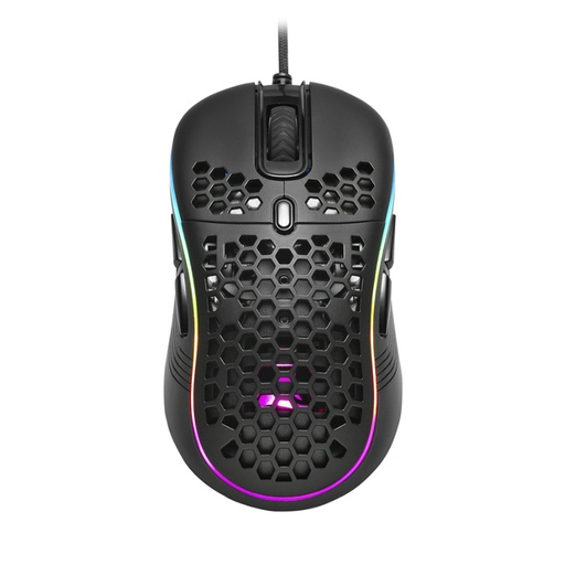 [4044951029303] Mouse Gaming Alámbrico Óptico Sharkoon Light² S 6200DPI 8 Botones RGB Negro