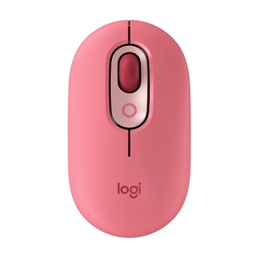 [910-006545] Mouse Inalámbrico Óptico Logitech Pop 4000DPI 4 Botones Heartbreaker Rosado