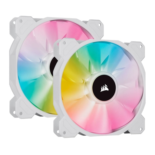 [CO-9050139-WW] Pack de 2 Ventiladores Corsair iCUE SP140 ELITE Lighting Node Core RGB 140mm Blanco