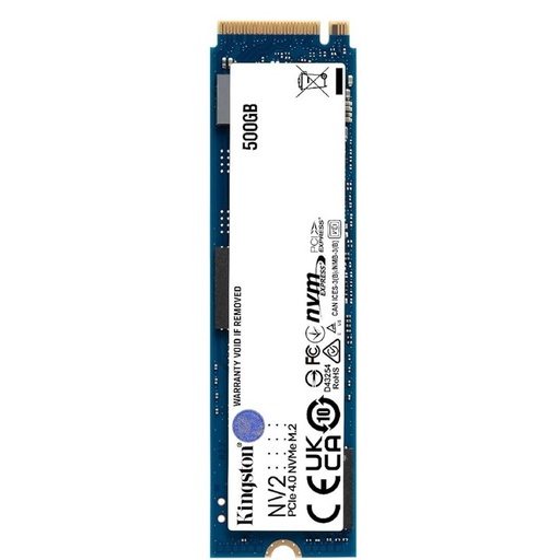 [SNV2S/500G] Unidad SSD M.2 2280 500GB Kingston NV2 PCIe NVMe 3500Mbps