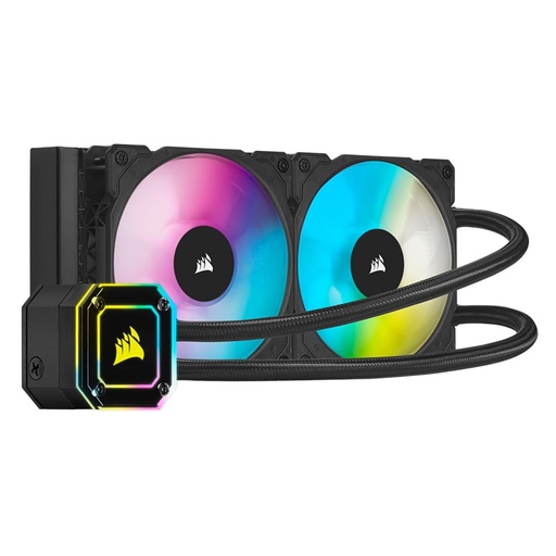 [CW-9060046-WW] Enfriador Líquido 240mm Corsair iCue H100i Elite Capellix RGB Compatible con 11va, 10ma Gen