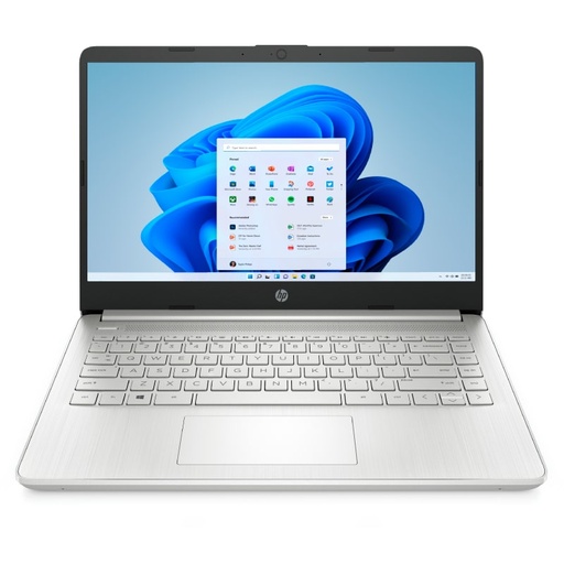 [69A19LA#ABM] Laptop HP 14-fq1011la 14" Ryzen 5 5500U 8GB RAM 256GB SSD Plateado W11 Home Teclado Español