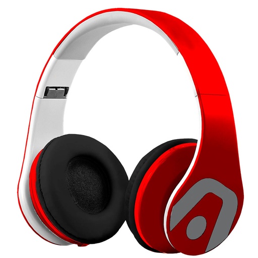 [ARG-HS-2441RD] Audifonos Argom 3.5mm Tipo Headset Ultimate Sound DJ Pro Rojo