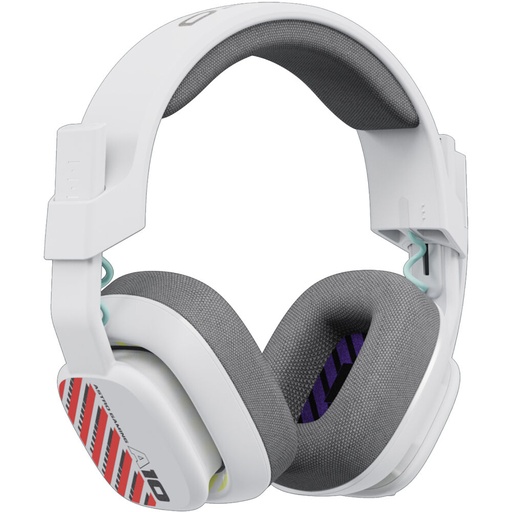 [939-002062] Audífonos tipo Headset Logitech ASTRO Gaming A10 Gen 2 3.5mm con Micrófono Blanco