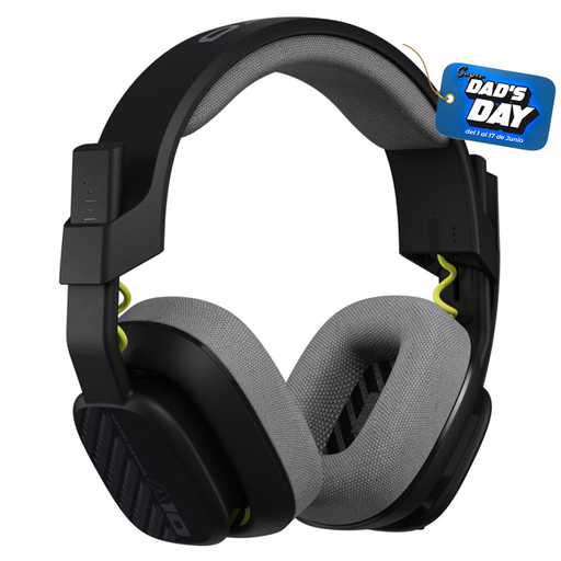 [939-002055] Audífonos tipo Headset Logitech ASTRO Gaming A10 Gen 2 3.5mm con Micrófono Negro