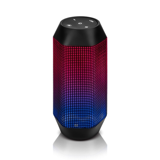 [KWS-612] Bocina Klip Xtreme Kromatik LED Bluetooth 10W RMS Negro