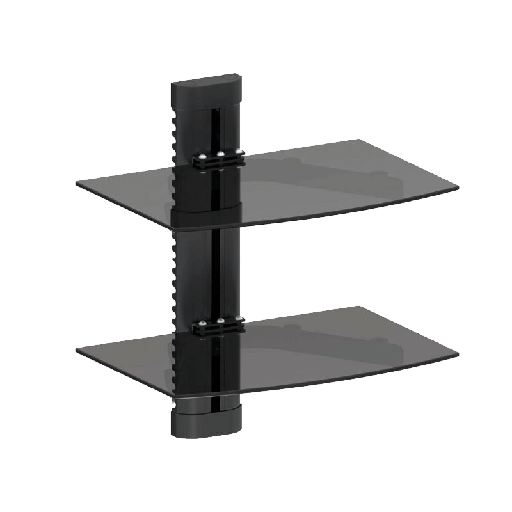 [ARG-BR-8222] Bracket Argom Tipo Base Dual Stand Vidrio Templado ARG-BR-8222