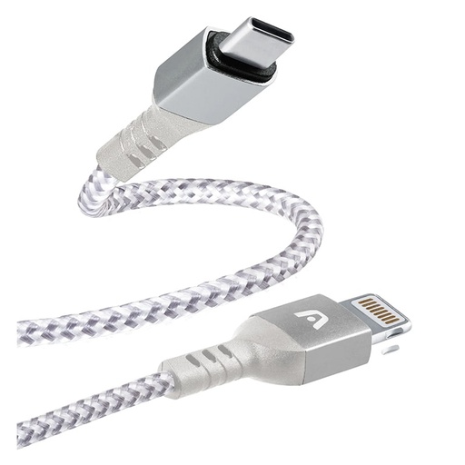 [ARG-CB-0024WT] Cable USB-C a Lightning Argom ARG-CB-0024WT 1.8 Metros Trensado Blanco