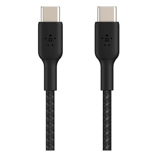 [CAB004BT1MBK] Cable USB-C a USB-C Belkin BoostCharge 1 Metro Trenzado Negro