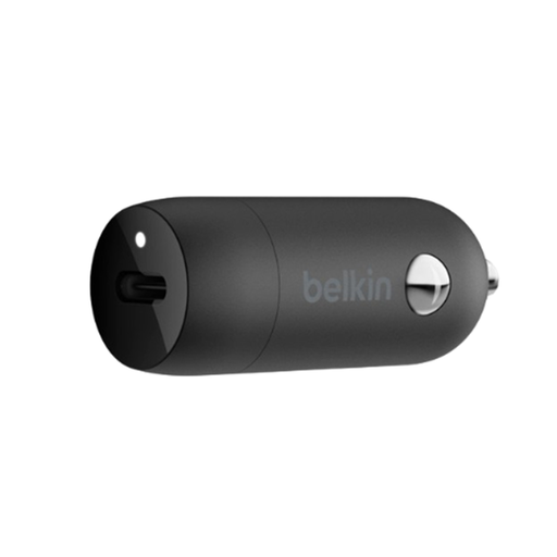 [CCA003BTBK] Cargador para Carro Belkin BoostCharge USB-C 20W​​ Negro