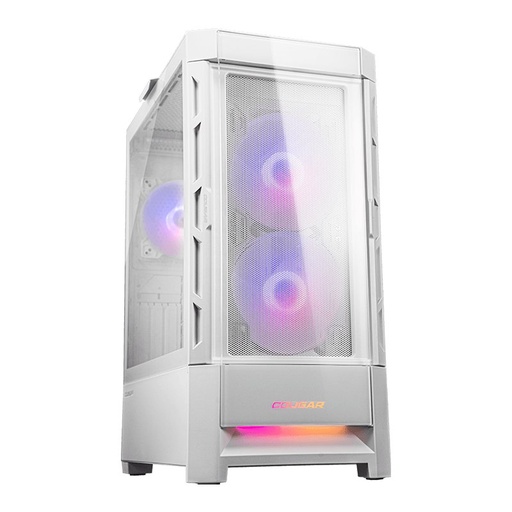 [385ZD10.0003] Case Gaming Cougar Duoface RGB Media Torre Vidrio Templado E-ATX Blanco (Sin Fuente)
