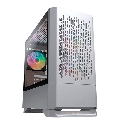 [385JM80.0002] Case Gaming Cougar MG140 Air RGB Blanco Vidrio Templado Mini Torre Micro-ATX (Sin Fuente)