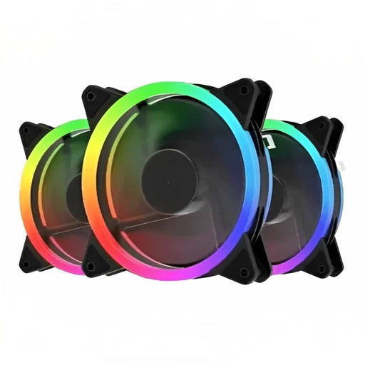 [CP-FA-1000] Kit de 3 Ventiladores CheckPoint RGB 120mm
