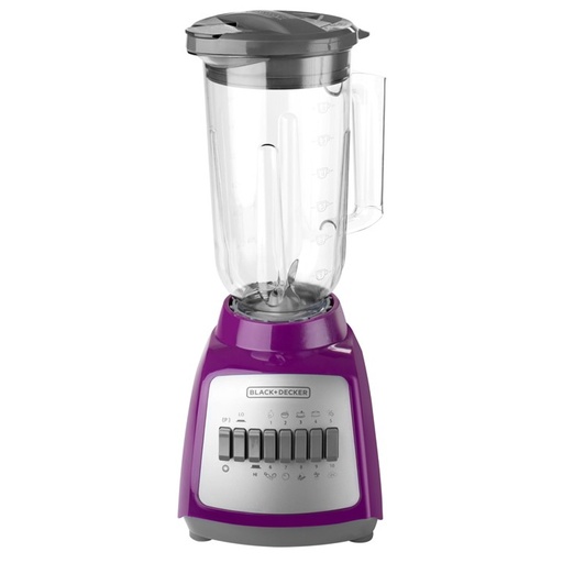[BLBD210PV] Licuadora Black+Decker Durapro de 10 Velocidades Violeta con Vaso Plastico
