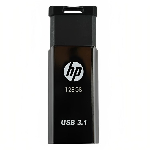 [HPFD770W-128] Memoria USB HP X770W 128GB 3.1 Push-Pull Negro