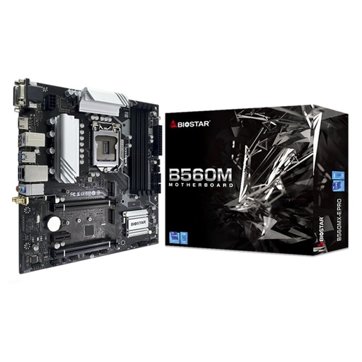 [B560MX-E PRO] Motherboard Biostar B560MX-E PRO LGA1200 11th & 10th Gen 4xDDR4 Micro-ATX