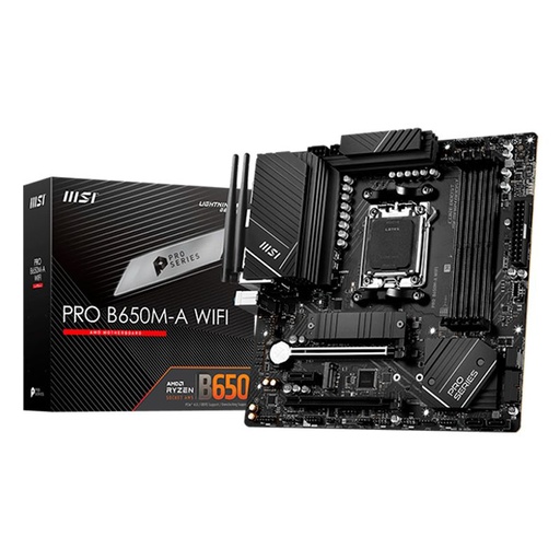 [PRO B650M-A WIFI] Motherboard MSI PRO B650M-A WIFI Socket AM5 Ryzen™ 7000 Series 4xDDR5 Micro-ATX