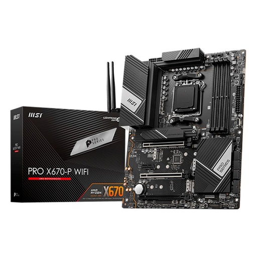 [PRO X670-P WIFI] Motherboard MSI PRO X670-P WIFI Socket AM5 AMD Ryzen™ 7000 Series 4xDDR5 ATX