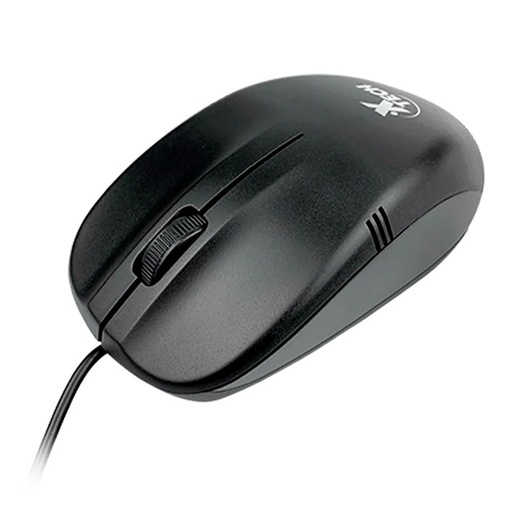 [XTM-205] Mouse Alámbrico Óptico 3D Xtech XTM-205 1000DPI 3 Botones Negro