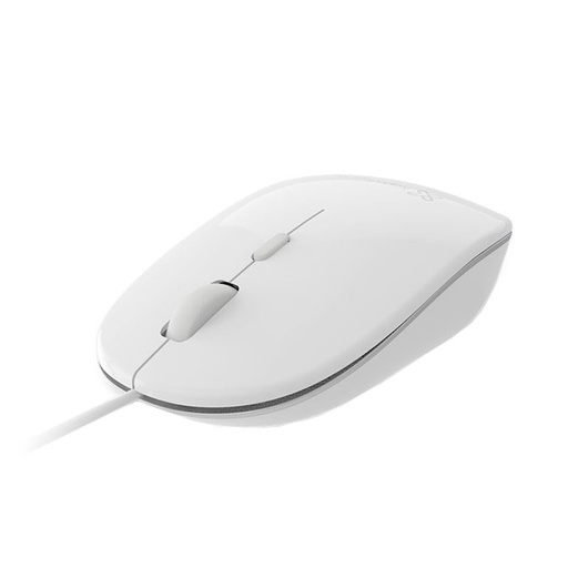 [KMO-201WH] Mouse Alámbrico Óptico Klip Xtreme Klear 1600DPI Blanco