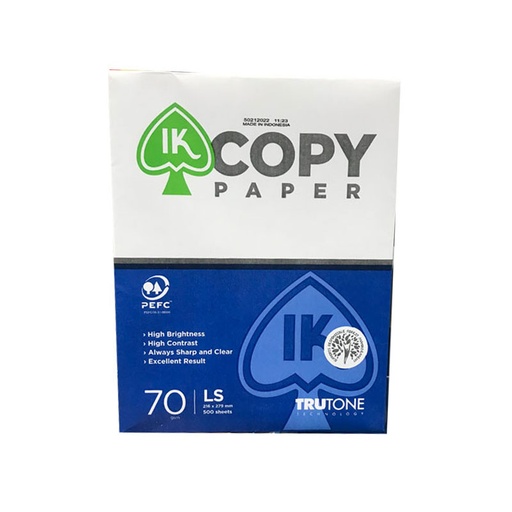 [RESMAIKCOPY] Resma De Papel Bond Tamaño Carta IKCopy