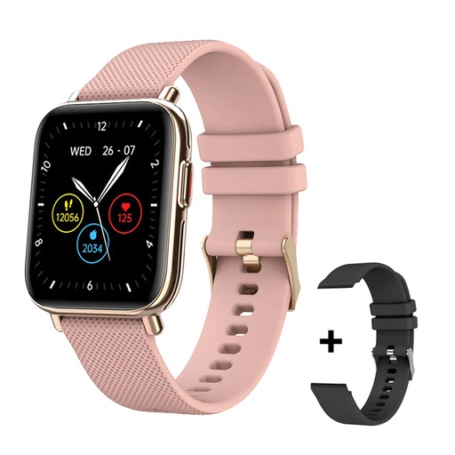 [ARG-WT-6050RG] SmartWatch Argom SKEIWATCH S50 Rosado Doble Cinta