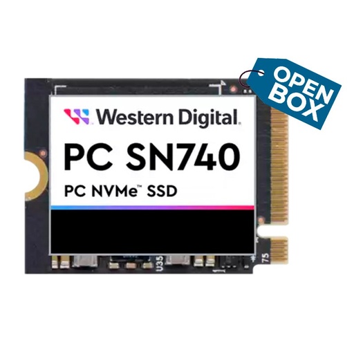 [SDDPTQD-256G-1012] Unidad SSD M.2 2230 256GB Western Digital SN740 PCIe Open Box