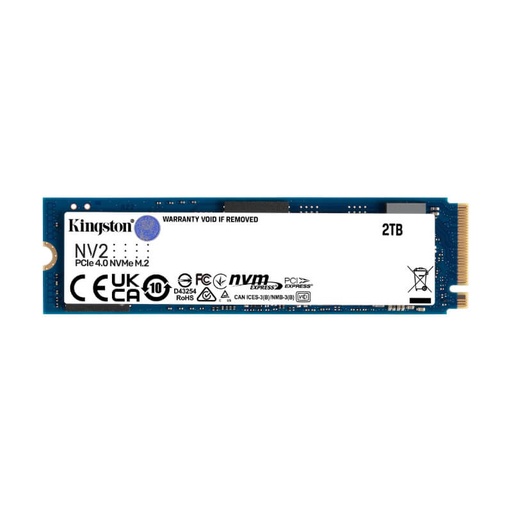 [SNV2S/2000G] Unidad SSD M.2 2280 2TB Kingston NV2 PCIe 4.0 NVMe 3500MBs