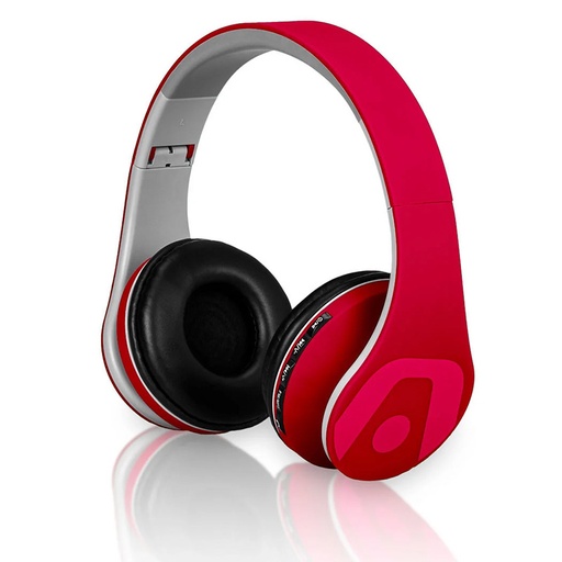 [ARG-HS-2552RD] Audifonos Argom Bluetooth tipo Headset Ultimate Sound Vibe Rojo