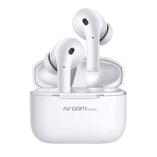 [ARG-HS-5070BK] Audífonos Argom Bluetooth In-ear SkeiPods E70 con Microfono Blanco