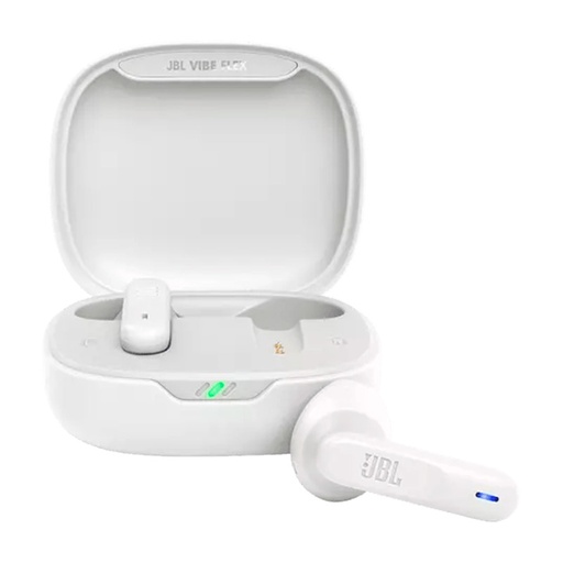 [JBLVFLEXWHTAM] Audífonos Bluetooth JBL Vibe Flex in-ear con Micrófono Blanco