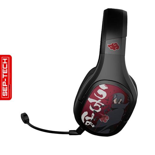 [NA-HS-1002] Audífonos Gaming Tipo Headset CheckPoint Naruto HX-300 USB con Micrófono Edición Akatsuki